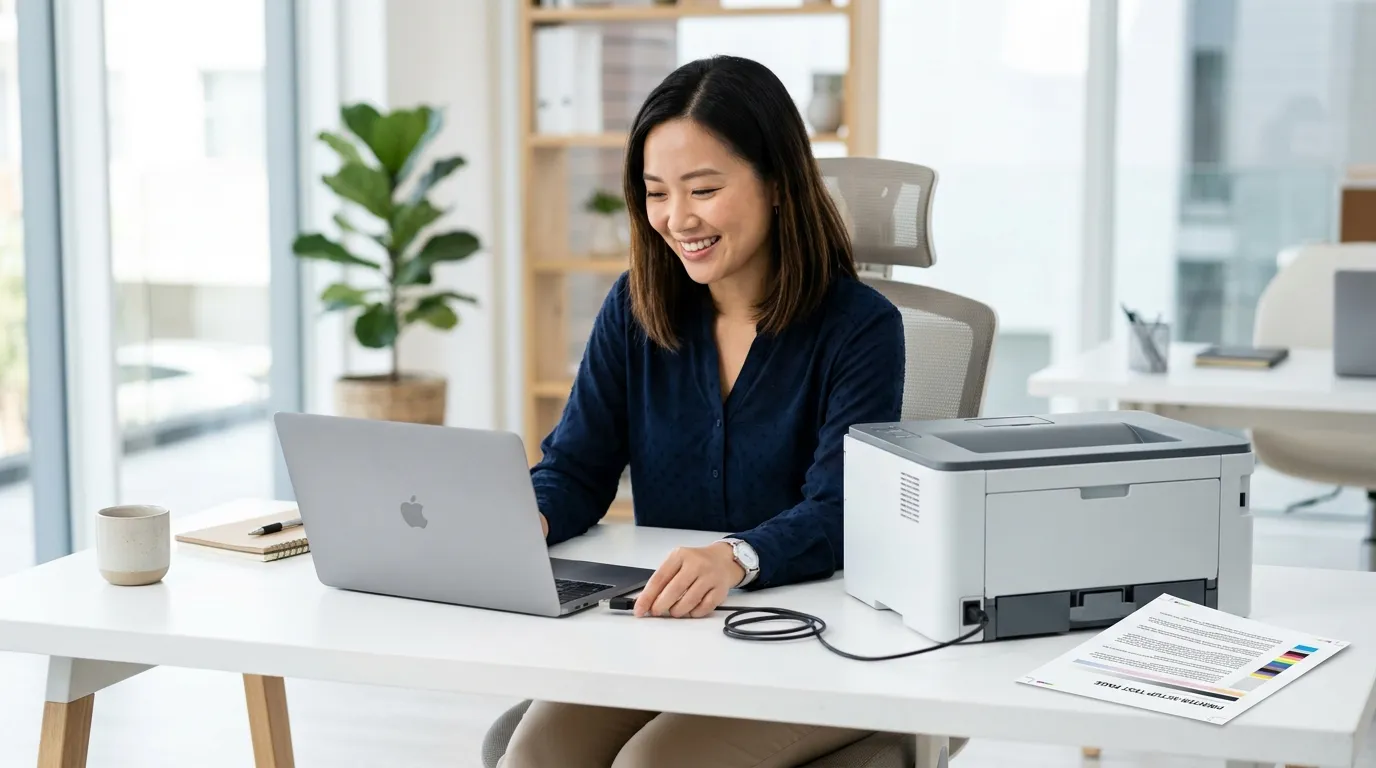 Printer setup guide